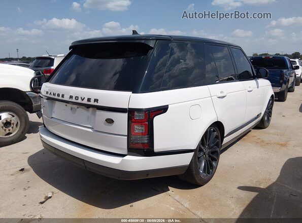 SALGS2EFXGA260680 2016 LAND ROVER RANGE ROVER White Trasero derecho