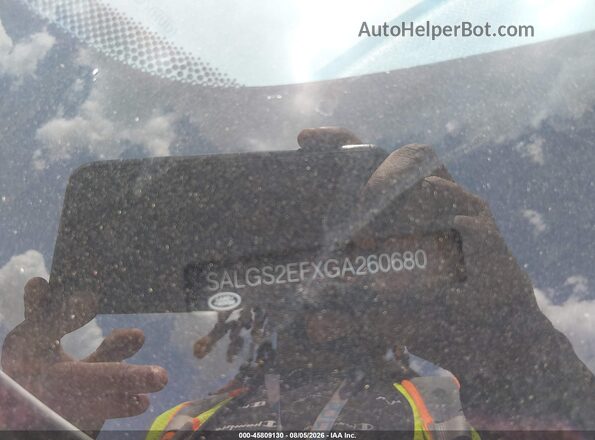 SALGS2EFXGA260680 2016 LAND ROVER RANGE ROVER White Vista del compartimento del motor