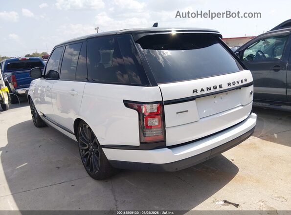 SALGS2EFXGA260680 2016 LAND ROVER RANGE ROVER White Trasero izquierdo