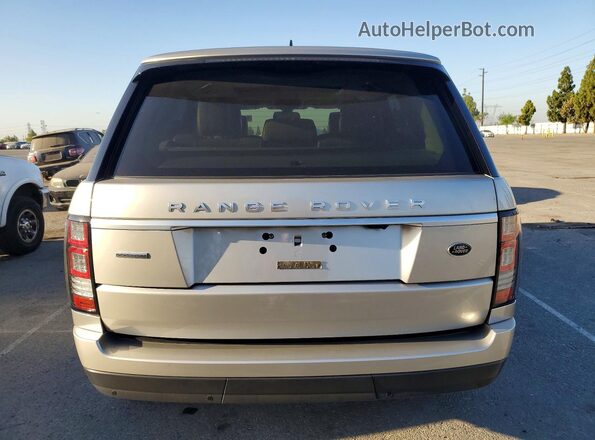 SALGS2EFXGA294604 2016 LAND ROVER RANGE Beige Widok z tyłu