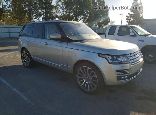 SALGS2EFXGA294604 2016 LAND ROVER RANGE Beige Przód prawy