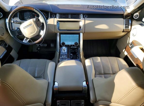 SALGS2EFXGA294604 2016 LAND ROVER RANGE Beige Widok deski rozdzielczej