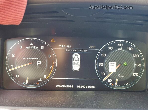 SALGS2EFXGA294604 2016 LAND ROVER RANGE Beige Widok zestawu wskaźników