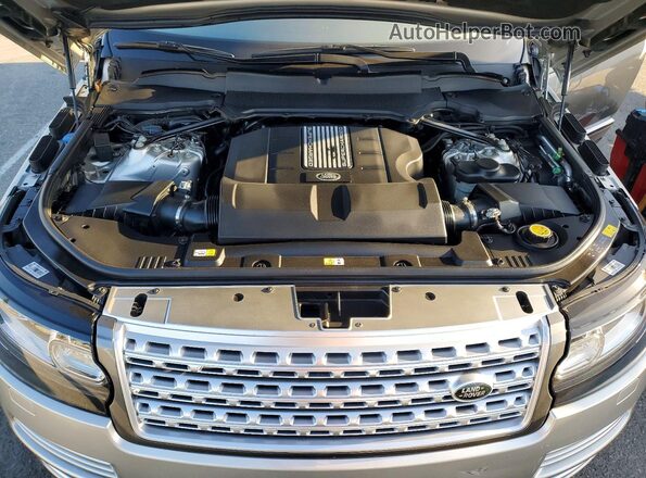 SALGS2EFXGA294604 2016 LAND ROVER RANGE Beige Widok komory silnika