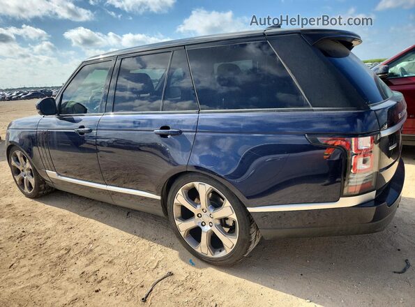 SALGS2FE0HA327147 2017 LAND ROVER RANGE Blue Задня ліва чверть