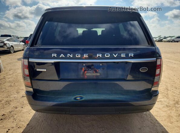 SALGS2FE0HA327147 2017 LAND ROVER RANGE Blue Вид ззаду
