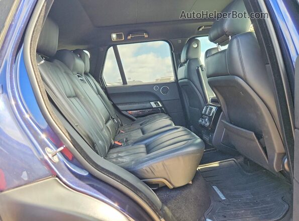 SALGS2FE0HA327147 2017 LAND ROVER RANGE Blue Вид задньої частини салону