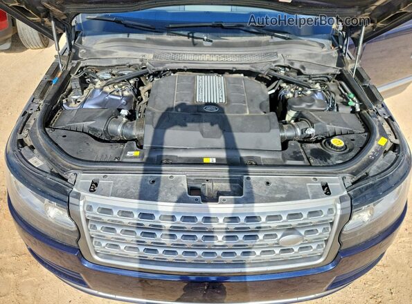 SALGS2FE0HA327147 2017 LAND ROVER RANGE Blue Вид підкапотного простору