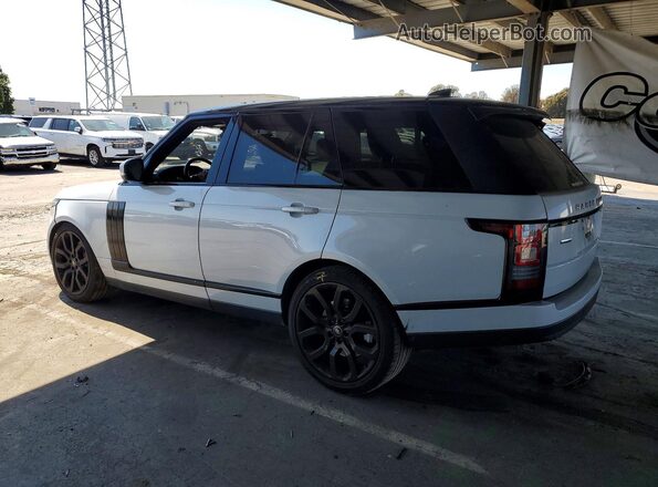SALGS2FE0HA361797 2017 LAND ROVER RANGE White Задня ліва чверть