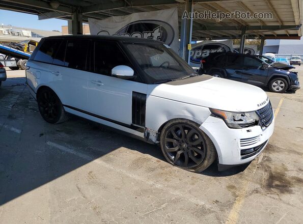 SALGS2FE0HA361797 2017 LAND ROVER RANGE White Передня права чверть