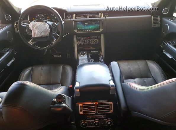 SALGS2FE0HA361797 2017 LAND ROVER RANGE White Widok deski rozdzielczej