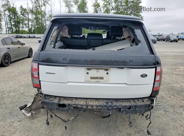 SALGS2FE3HA345609 2017 LAND ROVER RANGE White Rear view
