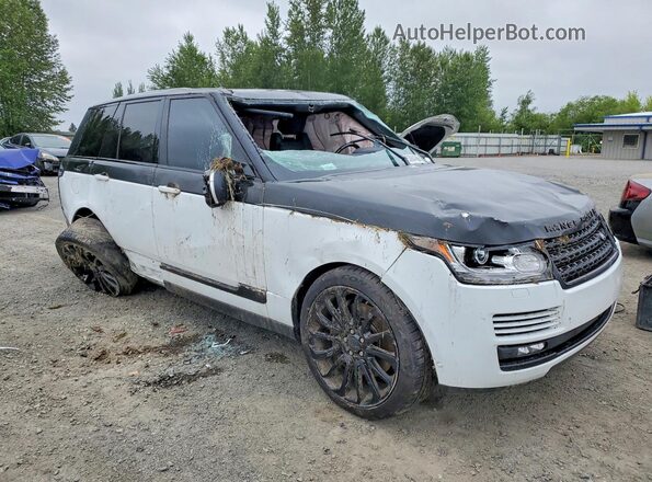 SALGS2FE3HA345609 2017 LAND ROVER RANGE White Front right