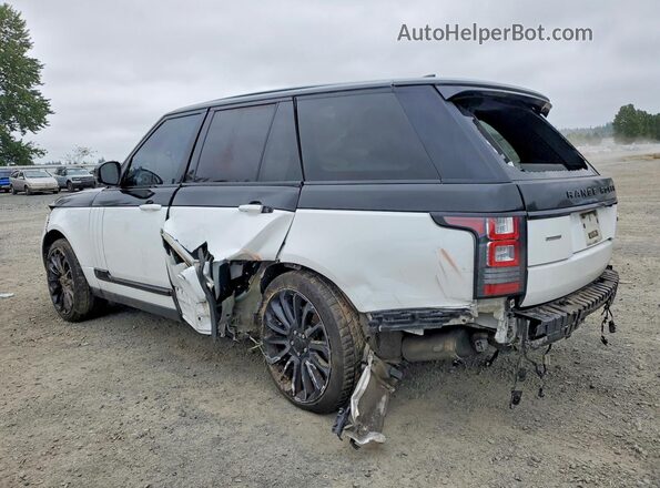 SALGS2FE3HA345609 2017 LAND ROVER RANGE White Rear left