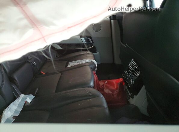 SALGS2FE3HA345609 2017 LAND ROVER RANGE White Rear interior view