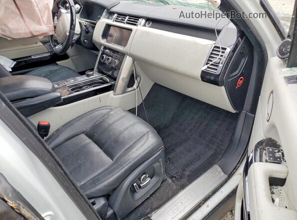 SALGS2FE3HA345609 2017 LAND ROVER RANGE White Dashboard view