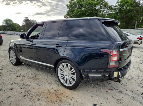 SALGS2FE6HA325841 2017 LAND ROVER RANGE Black Tył lewy