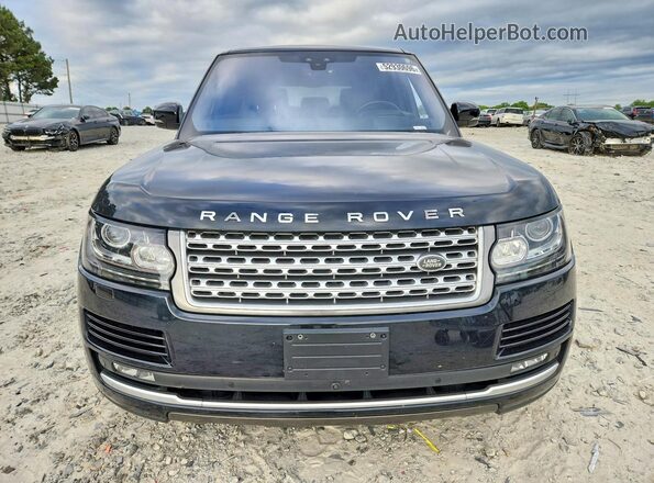 SALGS2FE6HA325841 2017 LAND ROVER RANGE Black Widok z przodu