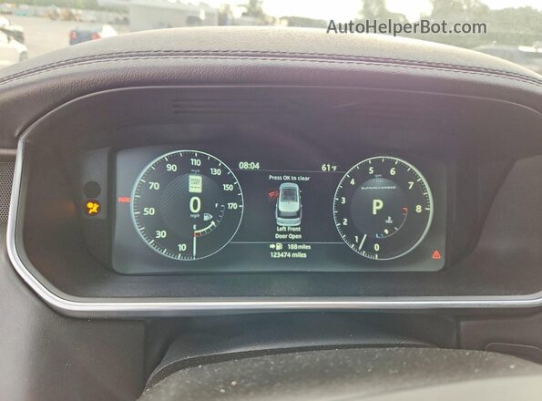 SALGS2FE6HA325841 2017 LAND ROVER RANGE Black Widok zestawu wskaźników