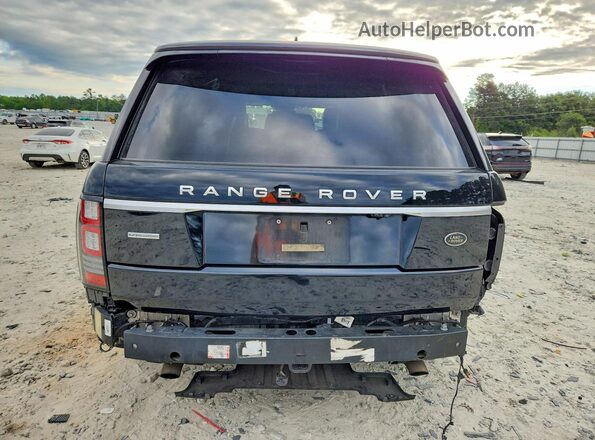 SALGS2FE6HA325841 2017 LAND ROVER RANGE Black Widok z tyłu