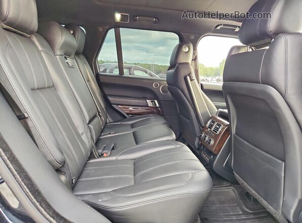 SALGS2FE6HA325841 2017 LAND ROVER RANGE Black Widok tylnych siedzeń