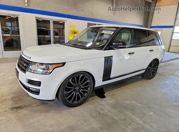 SALGS2FE6HA348889 2017 LAND ROVER RANGE White Rear left