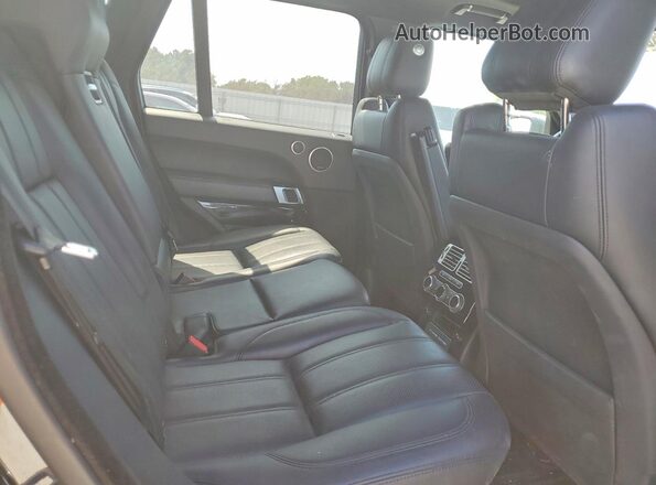 SALGS2FEXHA331626 2017 LAND ROVER RANGE Black Вид задніх сидінь