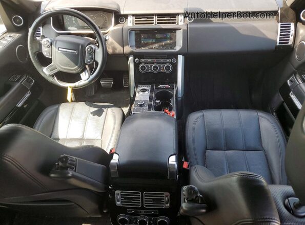 SALGS2FEXHA331626 2017 LAND ROVER RANGE Black Вид панелі приладів