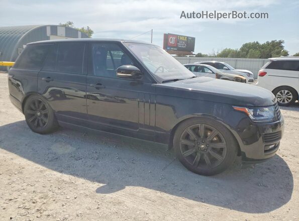 SALGS2FEXHA331626 2017 LAND ROVER RANGE Black Передня права чверть