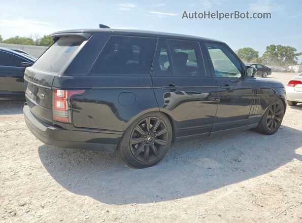 SALGS2FEXHA331626 2017 LAND ROVER RANGE Black Задня права чверть