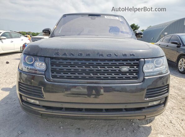 SALGS2FEXHA331626 2017 LAND ROVER RANGE Black Вид спереду