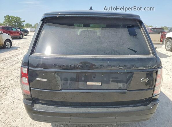 SALGS2FEXHA331626 2017 LAND ROVER RANGE Black Вид ззаду