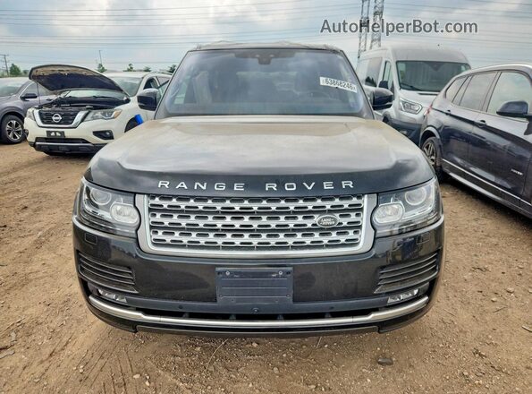 SALGS2FEXHA337779 2017 LAND ROVER RANGE Black წინა ხედი