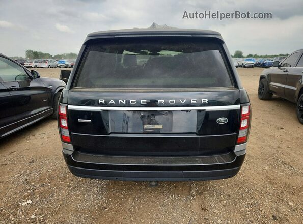 SALGS2FEXHA337779 2017 LAND ROVER RANGE Black უკანა ხედი