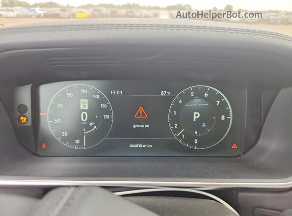 SALGS2FEXHA337779 2017 LAND ROVER RANGE Black ხელსაწყოთა პანელის ხედი