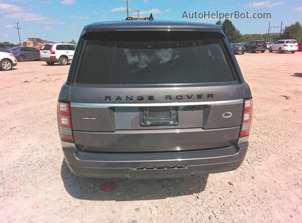 SALGS2FEXHA351388 2017 LAND ROVER RANGE Charcoal Հետևի տեսք