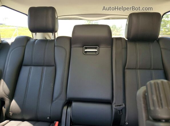 SALGS2FK6HA326106 2017 LAND ROVER RANGE Black Вид задніх сидінь