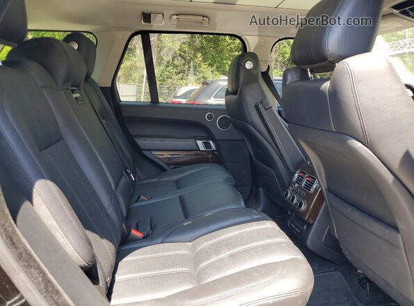 SALGS2FK6HA326106 2017 LAND ROVER RANGE Black Вид задньої частини салону