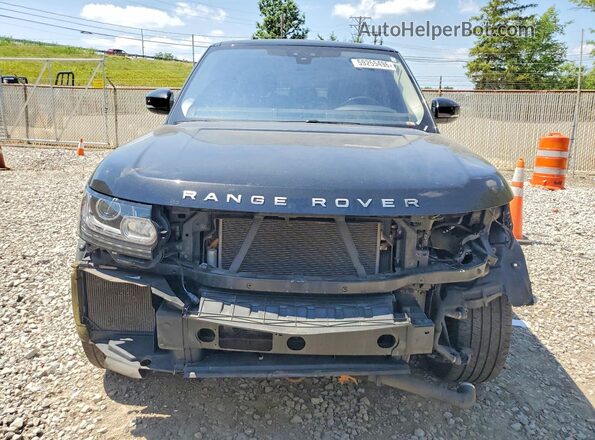 SALGS2FK6HA326106 2017 LAND ROVER RANGE Black Вид спереду
