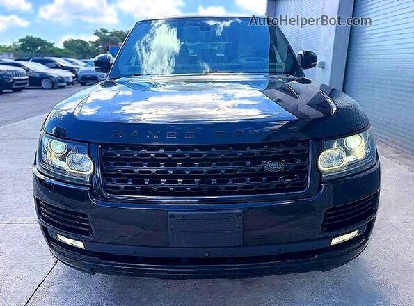SALGS2FK7HA368610 2017 LAND ROVER RANGE ROVER Черный Вид сзади