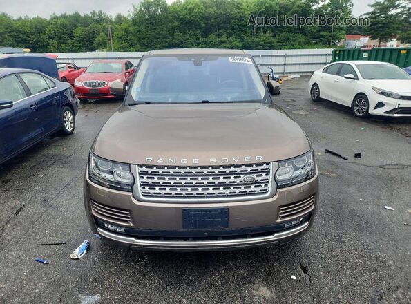 SALGS2FV1HA369441 2017 LAND ROVER RANGE Tan წინა ხედი