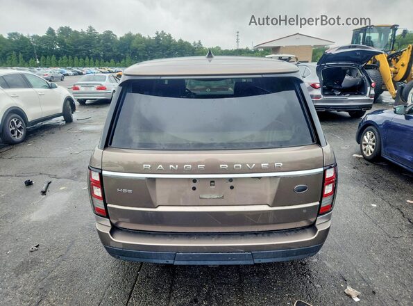 SALGS2FV1HA369441 2017 LAND ROVER RANGE Tan უკანა ხედი
