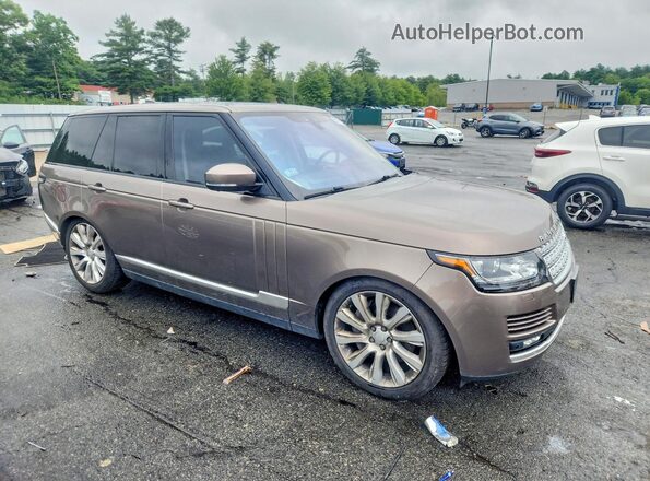 SALGS2FV1HA369441 2017 LAND ROVER RANGE Tan წინა მარჯვენა