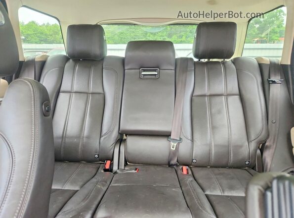 SALGS2FV1HA369441 2017 LAND ROVER RANGE Tan უკანა სავარძლების ხედი