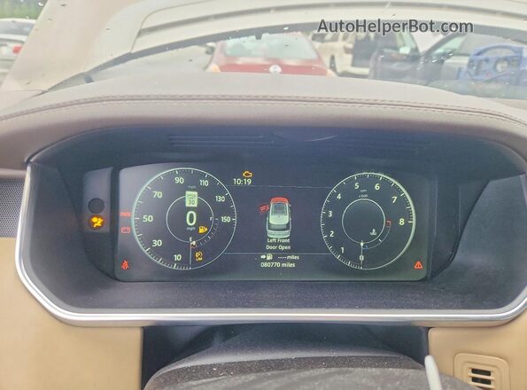 SALGS2FV1HA369441 2017 LAND ROVER RANGE Tan ხელსაწყოთა პანელის ხედი