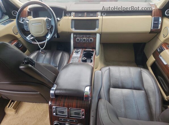 SALGS2FV1HA369441 2017 LAND ROVER RANGE Tan წინა პანელის ხედი
