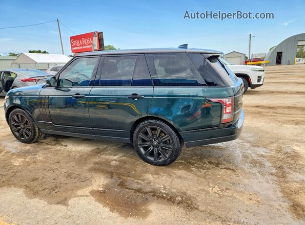 SALGS2FV2HA357783 2017 LAND ROVER RANGE Green Задня ліва чверть
