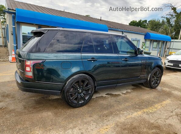 SALGS2FV2HA357783 2017 LAND ROVER RANGE Green Задня права чверть