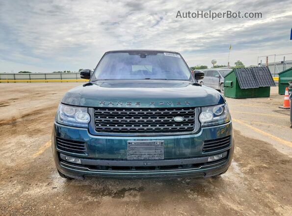 SALGS2FV2HA357783 2017 LAND ROVER RANGE Green Вид спереду