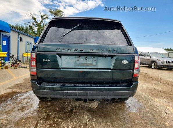 SALGS2FV2HA357783 2017 LAND ROVER RANGE Green Вид ззаду
